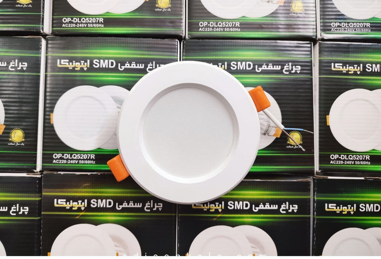 پنل سقفی اپتونیکا بک لایت توکار 7 وات