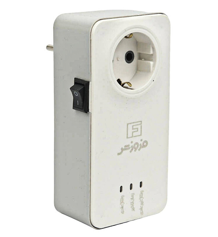 محافظ برق تک خانه لباسشویی و ظرفشویی فروزش مدل RF140 ارت دار